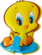 Viobrass Plastic Kids Wall Mounted Hanger with One Hook Tweety Looney Tunes Polychrome 2.3x8cm