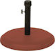 Lianos Stand De Umbrelă Metalic Maro 45x45cm