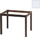 Woodwell Table Stand made of Wood in White Colo...