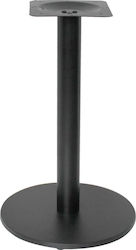 Woodwell Prato W Collapsible Metallic Table Stand With Adjustable Black 45x45x72cm 2 Pieces