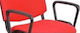 Campus Arm for Office Chair Plastic 2 Pieces Black