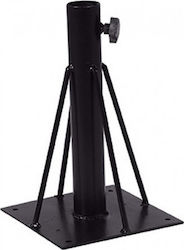 Lianos Umbrella Stand made of Metal in Black Color 25x25x40cm