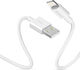 Dudao Regular USB to Lightning Cable Λευκό 1m (L1L)