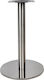 HomeMarkt Inox Stand de masă din Metal în Culoare Argintiu 40x40x72cm