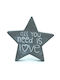 Steinstern mit Logo All You Need is Love | 014, rin-014