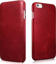 iCarer Vintage Curved Edge Book Leather / Synth...