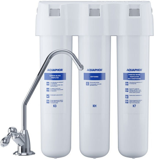 Aquaphor Crystal H Wasserfiltrationssystem Unter der Spüle / Zentrale Versorgung mit Wasserhahn & Ersatzfilter 312006 Aquaphor Crystal H Wasserfiltrationssystem Unter der Spüle / Zentrale Versorgung mit Wasserhahn & Ersatzfilter 312006