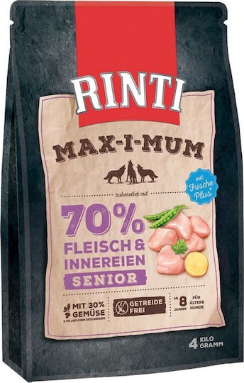 Max-i-Mum Senior 12kg Dry Food Grain-Free for Senior Dogs with Chicken