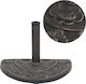vidaXL Umbrella Stand made of Plastic in Bronze Color 50x50x33cm