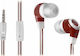 Defender Pulse 430 In-ear Handsfree with 3.5mm Connector Red