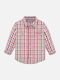 Mayoral Kids Checked Shirt Red