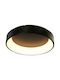 Aca Modern Metallic Ceiling Mount Light with Integrated LED in Black color 60pcs