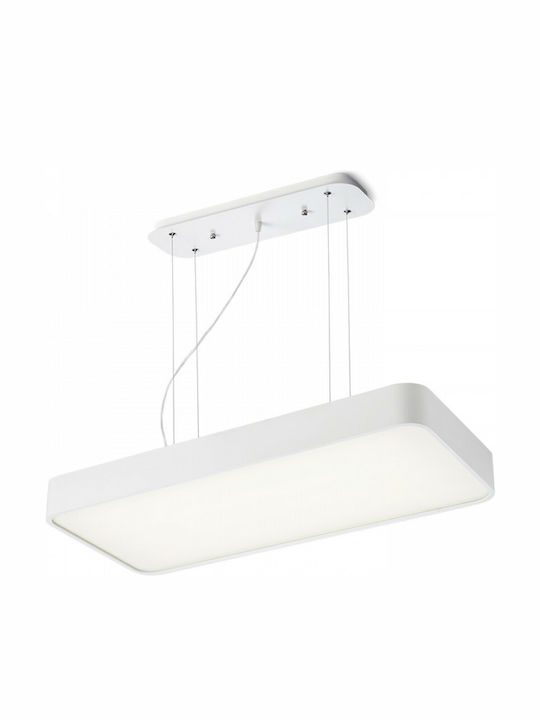 Rendl Light Studio Mensa RC Pendant Κρεμαστό LED Panel 36W με Θερμό Λευκό Φως 3000K