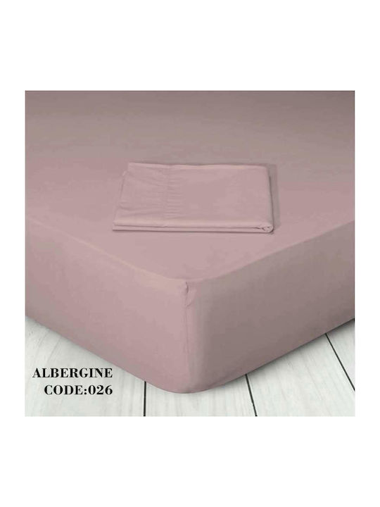 Marwa Σεντόνι Υπέρδιπλο 220x250εκ. Albergine 026