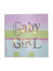 Etoile Tablou Copilăresc Baby Girl din Lemn cu Iluminare