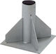 HomeMarkt Umbrella Stand made of Metal in Black Color 30x30x30cm