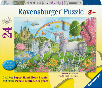 Kinderpuzzle Prancing Unicorns für 3++ Jahre 24pcs Ravensburger