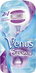 Gillette Venus Breeze Ξυριστική Μηχανή Razor Plus 2 Shave Gel Bars