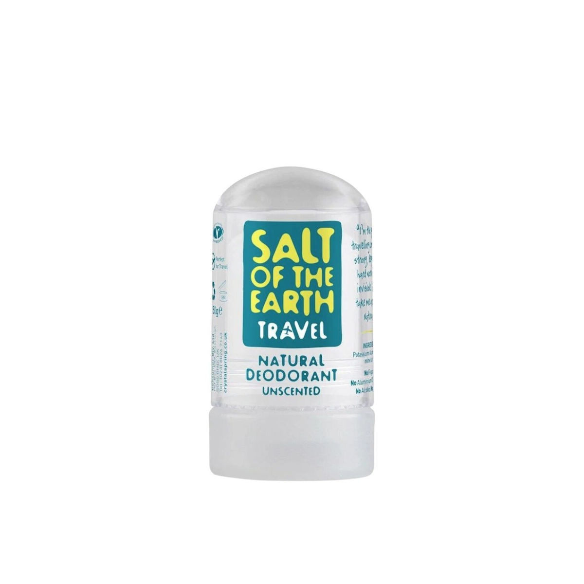 Salt Of The Earth Natural Deodorant Αποσμητικός Κρύσταλλος Travel Size 50g