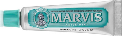 Marvis Anise Mint Toothpaste for Ulitis , Plaque & Cavities 10ml