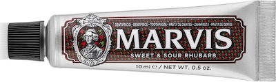 Marvis Sweet & Sour Rhubarb Zahnpasta für Ulitis , Plakette & Hohlräume 10ml