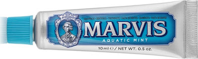 Marvis Toothpaste for Ulitis , Plaque & Cavities Aquatic Mint 10ml