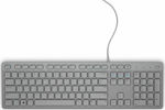 Dell KB216 Nur Tastatur Englisch US Gray