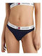 Βαμβακερό Γυναικείο String Navy Μπλε