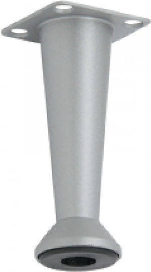 Import Hellas A141 Metallic Furniture Leg Suitable for Table / Coffee Table / Office 4.3x4.3x10cm Matte Nickel 10 A141