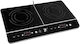 Lafe CIY 002 Countertop Burner Induktion Double Schwarz