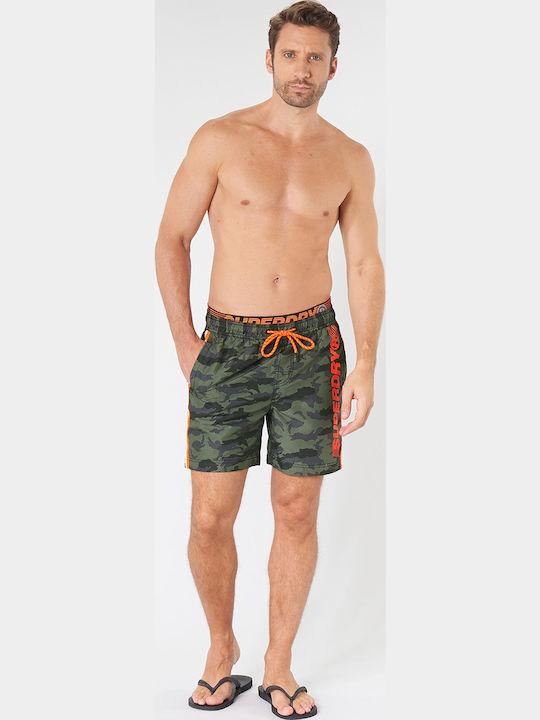Superdry Volley Men's Swimwear Shorts Khaki Camo