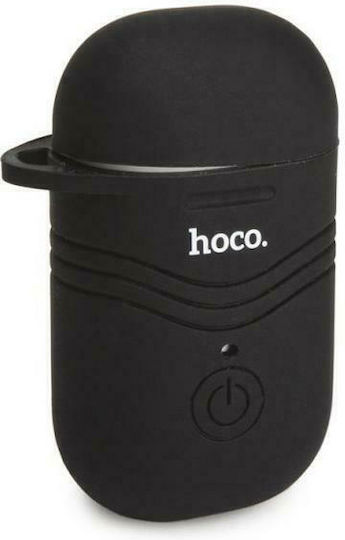 Hoco Liquid Θήκη Σιλικόνης σε Μαύρο χρώμα για Hoco E39