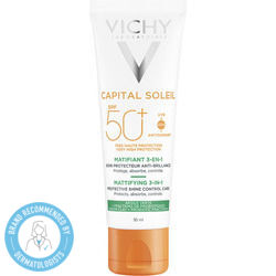 Vichy Mattierende 3-in-1 Tägliche Glanzkontrollpflege SPF50 50ml