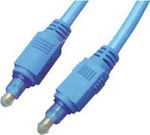 Optical Audio Cable TOS male - TOS male Μπλε 1.5m (DL-105B)