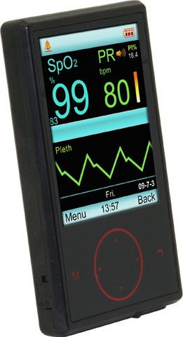 Contec CMS60F Handheld Professional Oximeter Black