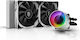 Deepcool Castle 240EX Wasserkühlungssystem für Prozessoren Doppelter Ventilator 120mm für Socket /A/M/4/ / / /1/2/0/0/ /1/1/5/x/ mit RGB Beleuchtung Weiß