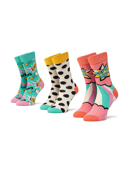 Happy Socks Damen Gemusterte Socken Mehrfarbig 3Pack