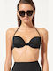 Blu4u Underwire Bikini Bra Black