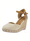 Wrangler Brava Rope Women's Fabric Platform Espadrilles Beige