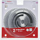 Bosch Optiline Wood Cutting Disc Aluminum Hole Diameter 190mm with 54 Teeth 2pcs