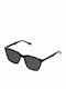 Komono Jay Women's Sunglasses with Black Tartaruga Plastic Frame and Black Lens KOM-S6750