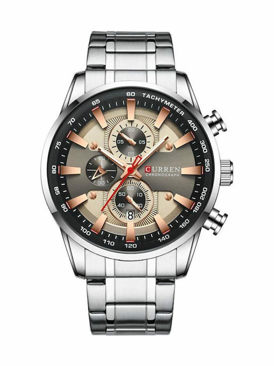 Curren Men's Watch 47mm Chronograph Battery wit...