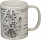 Pyramid International Star Wars-Millennium Falcon Sketch Mug Ceramic White 315ml