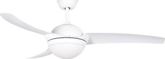 Zambelis Lights Ventilator De Tavan 132cm Cu Lentile De Mărire Negru
