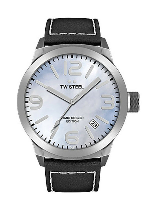 TW Steel MC-Edition Мъжки часовник 42мм На батерия с Черна кожена каишка