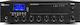 Power Dynamics PPA50 Integrated Commercial Amplifier 5 Channels 1 Zone 50W/100V Equipped with USB/Bluetooth Black