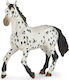 Papo Miniature Toy Black Appaloosa Mare 13cm.