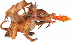 Papo Two Headed Dragon Gold (Miscellaneous Designs) 11.2cm