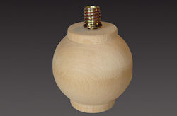 Morseto 116 Ξύλινο Πόδι 7.4x7.4x7.5cm Άβαφο 7.5