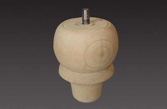 Morseto 119 Дървено Крак На Мебел 8.5x8.5x10см Небоядисан 10